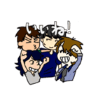 Four amusing fellow us（個別スタンプ：1）