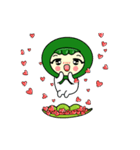 cute Pea Sticker！（個別スタンプ：4）