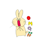 雑うさぎの雑な日常（個別スタンプ：4）