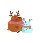Rudolph the Fluffy Red Nose Reindeer（個別スタンプ：2）