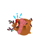 Rudolph the Fluffy Red Nose Reindeer（個別スタンプ：6）