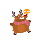 Rudolph the Fluffy Red Nose Reindeer（個別スタンプ：7）