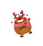 Rudolph the Fluffy Red Nose Reindeer（個別スタンプ：9）