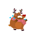 Rudolph the Fluffy Red Nose Reindeer（個別スタンプ：12）
