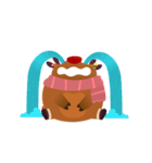 Rudolph the Fluffy Red Nose Reindeer（個別スタンプ：14）