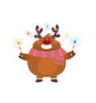 Rudolph the Fluffy Red Nose Reindeer（個別スタンプ：20）