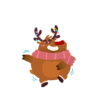 Rudolph the Fluffy Red Nose Reindeer（個別スタンプ：23）