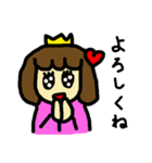 こどもが描いたような絵のスタンプ（個別スタンプ：10）