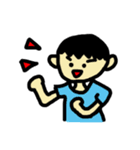 こどもが描いたような絵のスタンプ（個別スタンプ：20）