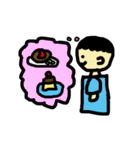 こどもが描いたような絵のスタンプ（個別スタンプ：35）