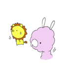 らい太くんとぱか子さん（個別スタンプ：9）