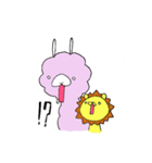 らい太くんとぱか子さん（個別スタンプ：15）