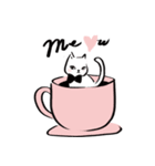 coffee or cat？（個別スタンプ：6）