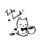 coffee or cat？（個別スタンプ：7）