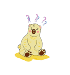 Hop the bear lazy（個別スタンプ：1）