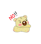Hop the bear lazy（個別スタンプ：6）