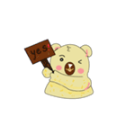 Hop the bear lazy（個別スタンプ：7）