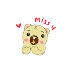 Hop the bear lazy（個別スタンプ：9）