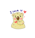 Hop the bear lazy（個別スタンプ：13）