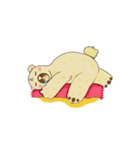 Hop the bear lazy（個別スタンプ：16）