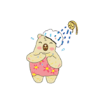 Hop the bear lazy（個別スタンプ：21）