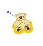 Hop the bear lazy（個別スタンプ：22）