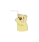 Hop the bear lazy（個別スタンプ：23）