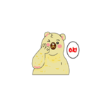 Hop the bear lazy（個別スタンプ：28）