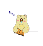 Hop the bear lazy（個別スタンプ：31）