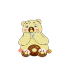 Hop the bear lazy（個別スタンプ：33）