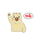 Hop the bear lazy（個別スタンプ：35）