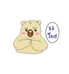 Hop the bear lazy（個別スタンプ：39）