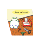 Halo and Tulip: Modern Living. Sort of！（個別スタンプ：12）