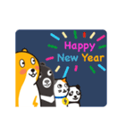 2017 Power Bear Happy New Year（個別スタンプ：10）