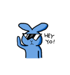 Blue Bunny Standard Expression（個別スタンプ：3）