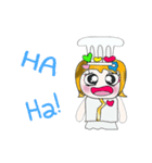 My name is Sayuri. Chef ^_^（個別スタンプ：8）