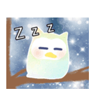 カラフルなふくろうちゃん（個別スタンプ：8）