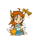 ruchii the five-tailed fox girl（個別スタンプ：1）