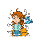 ruchii the five-tailed fox girl（個別スタンプ：3）
