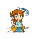 ruchii the five-tailed fox girl（個別スタンプ：10）