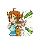 ruchii the five-tailed fox girl（個別スタンプ：13）