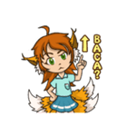 ruchii the five-tailed fox girl（個別スタンプ：14）
