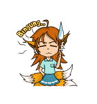 ruchii the five-tailed fox girl（個別スタンプ：17）