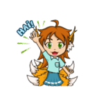 ruchii the five-tailed fox girl（個別スタンプ：26）