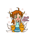 ruchii the five-tailed fox girl（個別スタンプ：32）