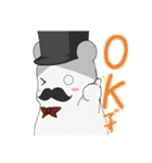紳士っぽいはむ（個別スタンプ：1）