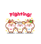 Cherry Mommy's Rabbits are moving up！（個別スタンプ：6）