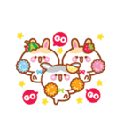 Cherry Mommy's Rabbits are moving up！（個別スタンプ：10）