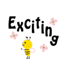 Happy Bee ＆ Ladybird（個別スタンプ：6）