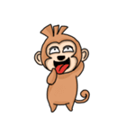 Monkey funny（個別スタンプ：13）